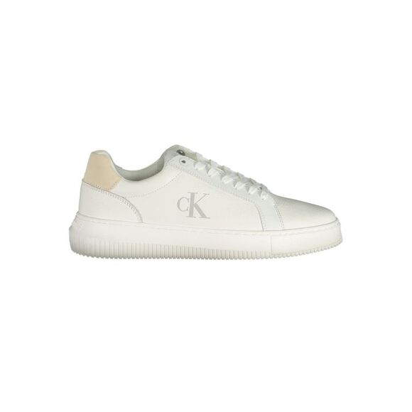 Calvin Klein White Polyurethane Men's Men's Sneaker